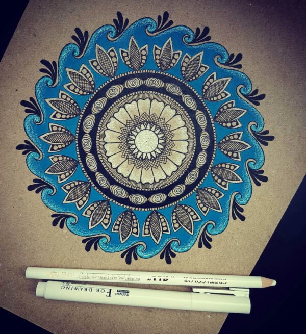 Blue mandala