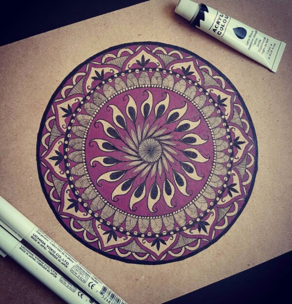 Violet mandala