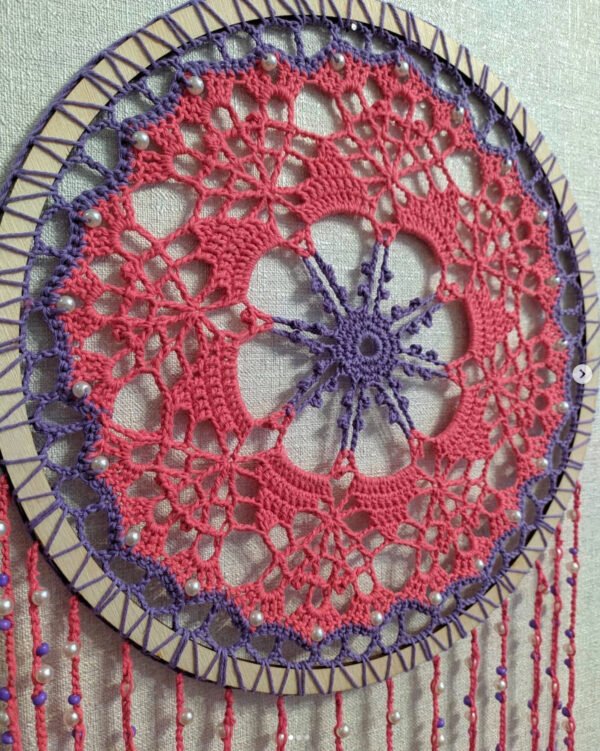 Pink-violet dreamcatcher